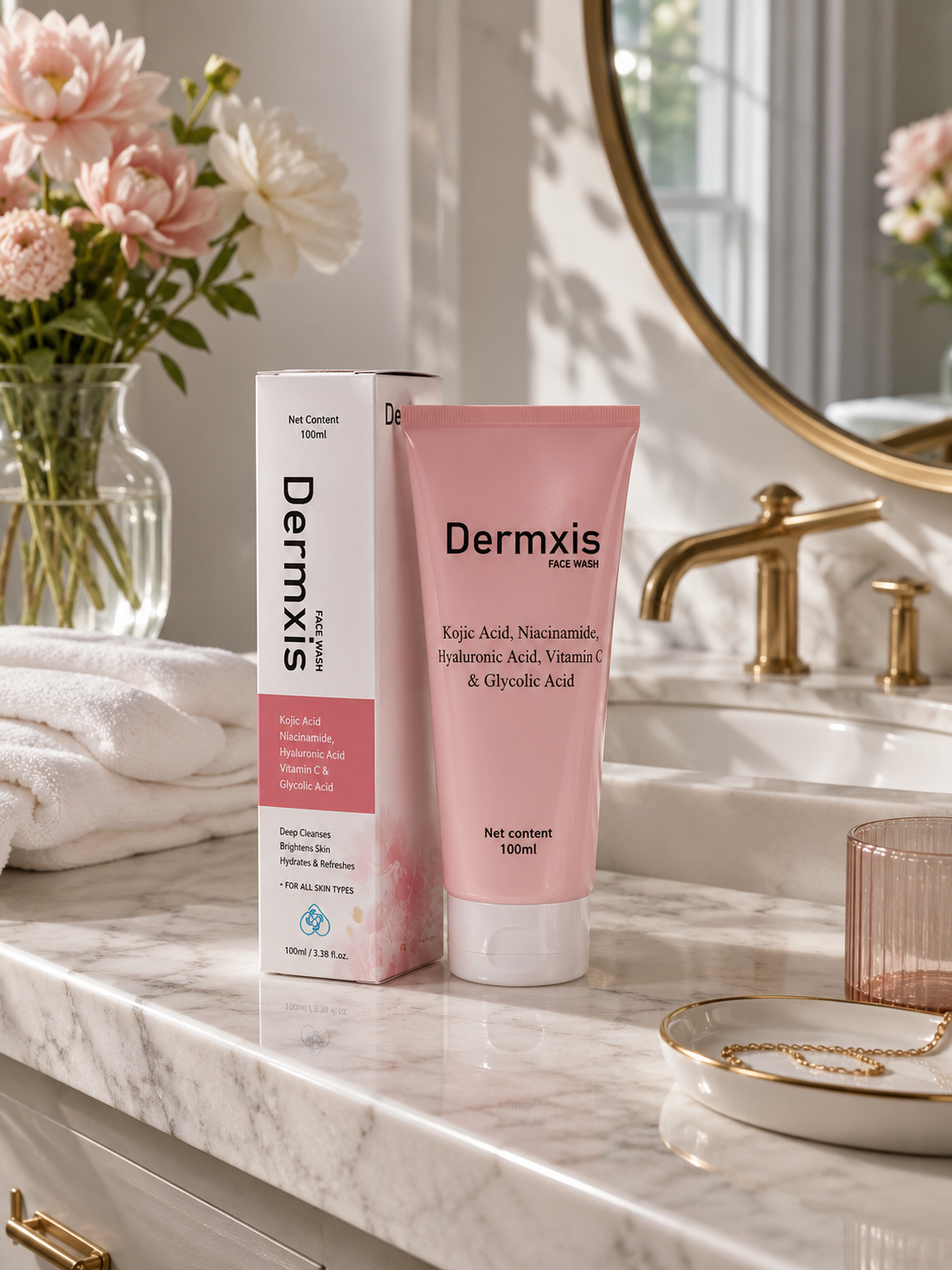 Dermxis Kojic Acid Face Wash for Glowing Skin