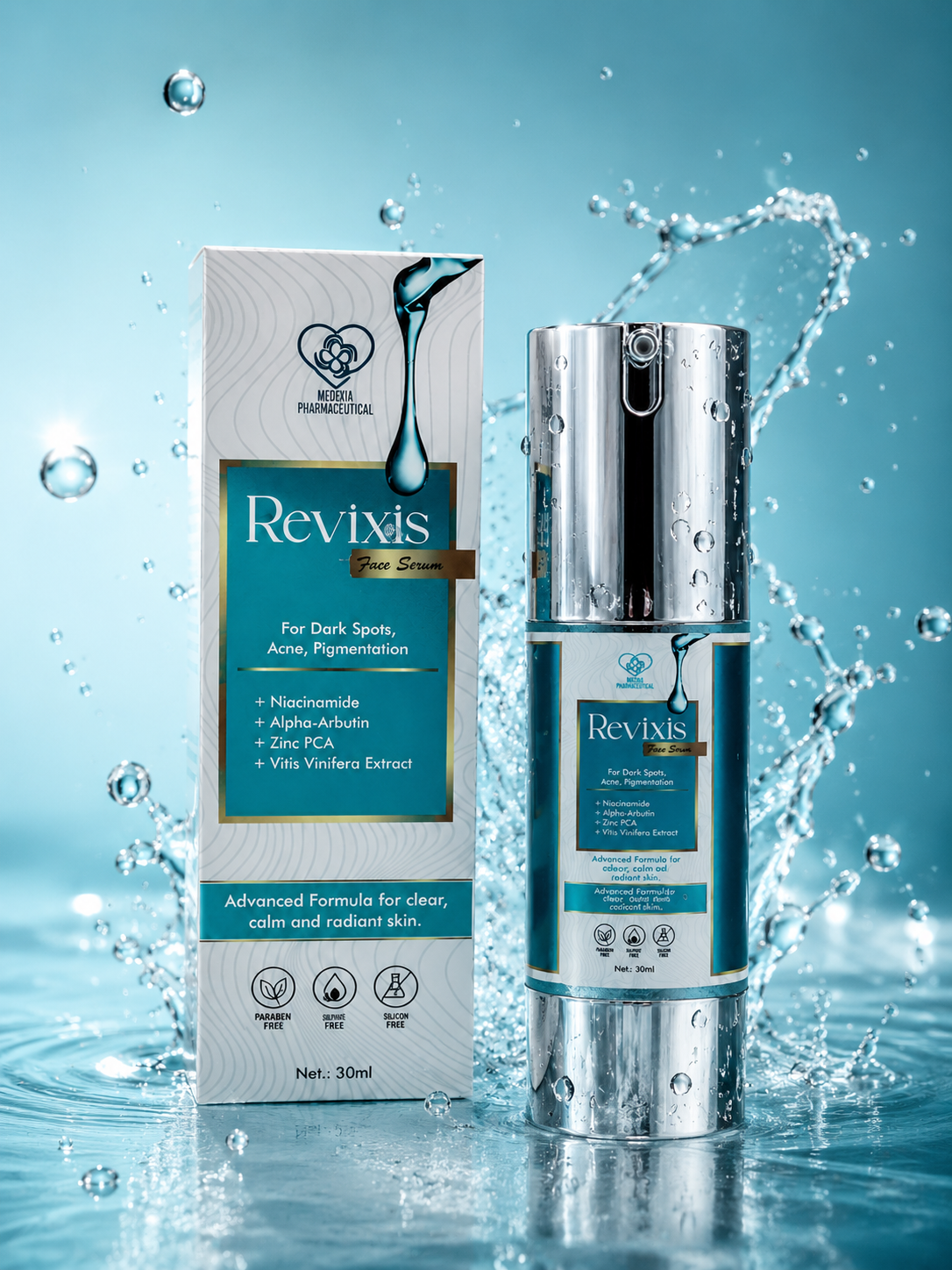 Revixis Face Serum for Dark Spots & Pigmentation 30ml